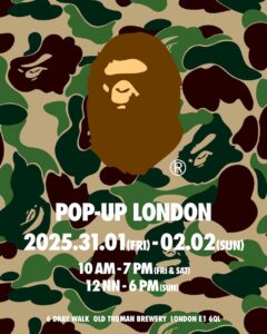 A BATHING APE® TO HOST EXCLUSIVE LONDON POP-UP