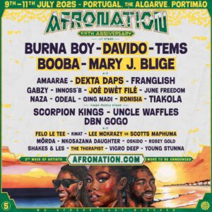 AFRO NATION PORTUGAL ADDS EVEN MORE NAMES