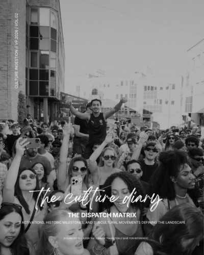 9 NEW CULTURAL ACTIVATIONS